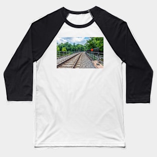 Light Rail Tracks Baseball T-Shirt